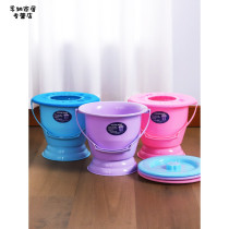 Spittoon urine pot Old man mens night pot with lid Portable urine bucket Household night lady urinal Adult pregnant woman bedroom