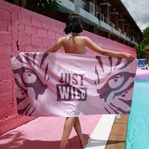 Swimming bath towel Womens bath cloth quick-drying beach towel summer seaside net red hot spring 2021 new bathrobe wrapped body length