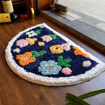 Semicircle cute cartoon Cartoon Non-slip Water Absorbent Ground Mat Finished Carpet Bathroom Foot foot Entrance Door Mat