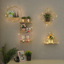 Kindergarten ring creative material Nordic Wrought iron pendant Air hanging hanging corridor wall decoration background wall creativity