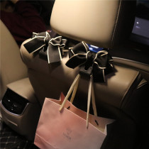 Car adhesive hook seat back car adhesive hook creative bow with car multi-function weighing car storage hook supplies