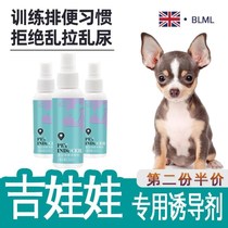Gidoll special training to guide dog positioning inducers to relieve themselves such as toilets chaotic urinals and poop defecation