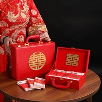 Wedding gift box gift box gift box gift money box with ten thousand yuan red envelope