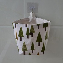   Toilet paper bag storage bag hanging bag fabric European-style paper towel toilet toilet wall hanging