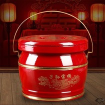 Highlight bucket bride has children solid wood elderly home bedroom home wedding Wood mini wedding toilet portable