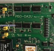 Taiwan ICPDAS Hongge PISO-DA2U Rev1 4 CR 12 bit analog output card spot