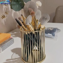 Makeup brush full set of ultra-soft high-grade student affordable storage bucket Desktop cosmetics storage box Portable female