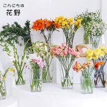 Deep Water Wake-up Bucket Fag Type Acrylic Flower Shop Raised flower Bucket Home Flower Flower Bucket Mesh Red Crystal Clear Flower Barrel Anti-Fall