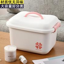 Medicine box Family large capacity household small first aid box storage box small storage box Children Medical medicine box