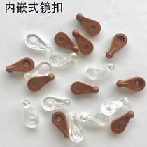 Glass Mirror Buckle Built-in Mirror Buckle Wardrobe Cabinet Bookcase Glass Fixing Buckle Fixing Clip Mirror Buckle