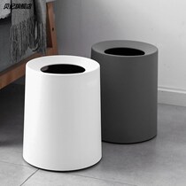 Desktop trash can light extravagance table paper basket table home office trash bucket Nordic ins Wind table box