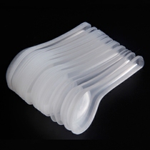 Disposable spoon plastic spoon takeaway packing spoon large sanitary long-handled spoon high temperature thickened spoon