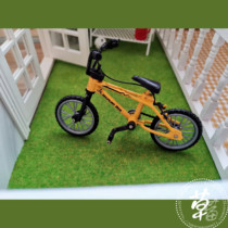1:12 doll house mini bike pedal movable miniature toy model ob11 small cloth pocket GSC