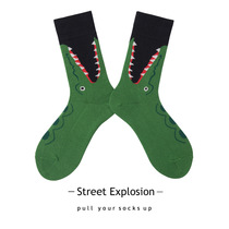 TIDEPLAY tide card tide socks crocodile shark cartoon animal hip hop street sports skate socks men and women socks