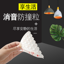 FURNITURE FRIDGE CABINET DOOR ANTI-CRASH SILENT DOOR STICKER SILICONE ANTI-COLLISION CUSHION HOME DOOR BACKDOOR HANDLE CUSHION RUBBER GRAIN