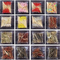 Fruit fork ktv fruit plate Fruit stick mixed decoration umbrella flag stick Bamboo stick Snack cocktail Fruit packaging Preserved fruit