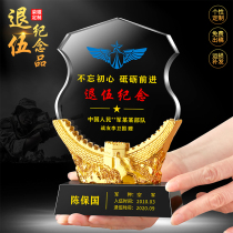 Veterans souvenirs to send comrades-in-arms gifts Customized Warriors creative veterans gifts party veterans retired