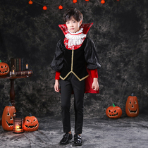 Childrens Halloween costume cos costume boys cloak vampire prince performance costume Earl masquerade Demon