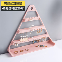 Multi-layer wall-mounted er shi jia shi pin jia storage display creative triangle mechanics are designed for smooth placed mass