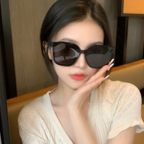 gm tea color sunglasses women 2022 new senior sensins polarized sunglasses anti-ultraviolet big face to be thin