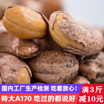 New Vietnam extra large grain A170 with skin cooked cashew kernel 500g purple skin salt baked flavor bag bulk purple coat