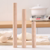 Rolling pin chopping plate set solid wood large small press stick home extended stick stick stick stick dry rolling noodle stick artifact