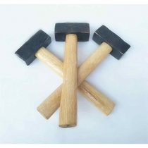 Octagonal hammer square head wooden handle Heavy smashing wall demolition hammer Multi-function masonry iron hammer Construction site Lang head tool