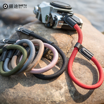 Micro single camera wristband with paraxial hand rope for Canon G7Xm3 EOSM6M5 Sony A6400 A7C A7M3 Leica Q M10R Fuji XT4 100