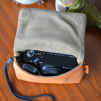 Suitable for Sony RX100m7 camera bag zv-1 zv1f black card rx100m6 Canon G7X2 G7X mark3 portable hand bag sx740 storage bag