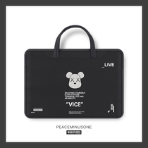 2021 new for Apple macbookAir14 laptop bag 15 6 portable simple female Huawei fashion cute pro13 3 Xiaomi 16 1 HP in