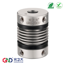  GRG stainless steel bellows elastic coupling Stepper motor servo motor screw high torque coupling