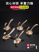 Wardrobe Hook Horn Door Rear Hymns Closing Bath Room Cabinet Door Single Hook Nordic Minimalist Wardrobe Set Internet Red Creative Punch