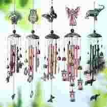 European and American retro metal butterfly Turtle horse iron art Wind Sul Family courtyard bronze color Outdoor hanging decoration Animals