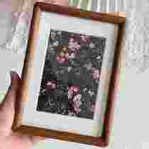 Solid wood photo frame table 6 inch 7 inch 8 inch family portrait decoration couple picture frame wall mounted photo mortise and tenon photo frame