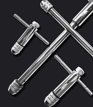 Positive and negative adjustable ratchet tap wrench Twist tap wrench T-type extended tap tool