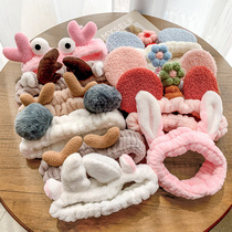 Hair accessories ear headband headband tie hair Joker hair bundle same Korean soft fabric no wool non-slip hair