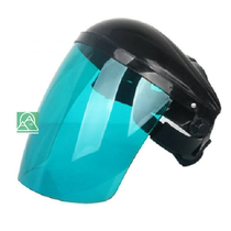 S welder mask cap argon arc gas-proof dust-proof glasses mask head-mounted pc mask shield shield welding screen helmet