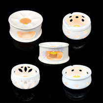 Tea cerebell glass base floor teapot heat base heater candlestick tea candlestick