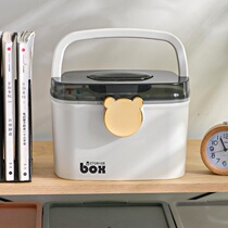 Senmiwei home first aid kit family small medicine box cute large capacity medicine box Drug full storage box
