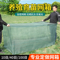 Nylon Nursery Cage Fish Tank Breeding Net Special Loading And Deposit Fish Small Mud Loach Crab Yellow Eel Pond Anti-Escape Net