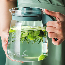 High temperature resistant glass cold kettle household cold kettle tie pot set heat-resistant large-capacity cold water cup herbal tea juice jug