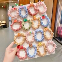 Korean children tie hair rubber band cute girl large intestine Hairband head rope girl does not hurt hair elastic good hair rope