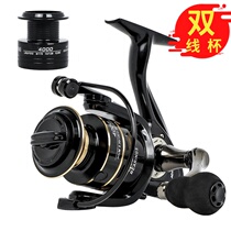 All-metal feet no gap sea pole wheel spinning wheel fishing wheel fishing wheel Road sub-wheel stainless steel pole wheel anchor fishing reel