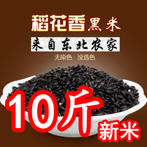 Xinmi Northeast black rice farmers produce five grains black fragrant rice rice porridge black brown rice in bulk 10 kg