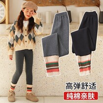 Girls leggings spring and autumn cotton Women baby Autumn wear Foreign style childrens long pants autumn childrens wear thin