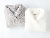 Recommend foreign trade ladies padded coral fleece soft pullover single coat pajamas home clothing thick warm