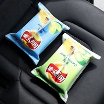 Creative Flannel Potato Chips Tissue Bag Suspended Cramps Paper Bags Kitchen Living-room Paper Towels Car Towels Box