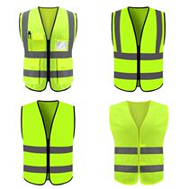 Reflective vest sanitation worker driving school construction traffic safety clothing Inprint Horse A riding