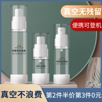 Vacuum travel sub-bottle press spray bottle cosmetics portable water Lotion Skin Care sample empty bottle