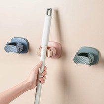 Yingna mop adhesive hook broom clip artifact wall-mounted non-perforated strong seamless hook toilet mop buckle